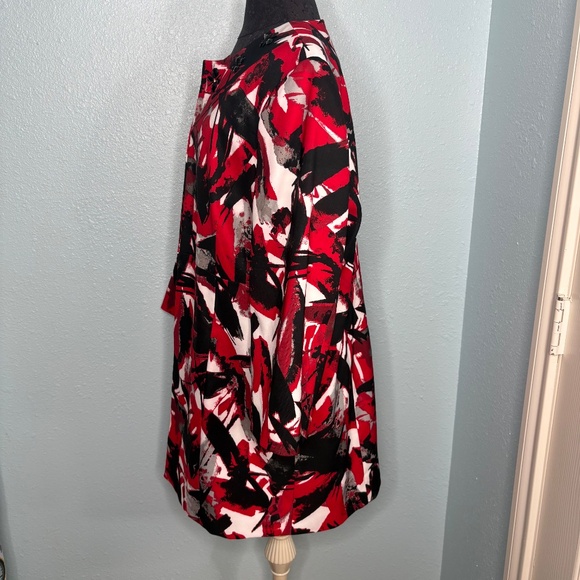 Kasper Plus Size Colorful Duster Jacket Coat Blazer - Picture 3 of 13